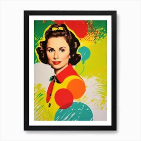 Minnie Driver Colourful Pop Movies Art Movies Art Print