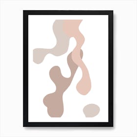 Beige Nature 2 Art print Art Print