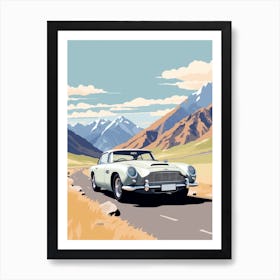 A Aston Martin Db5 In The The Great Alpine Road Australia 3 Art Print