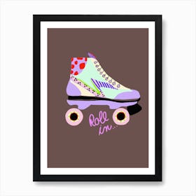 Rollschuh Art Print