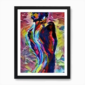 Abstract  Of A Woman Art Print