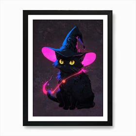 Witch Cat 1 Art Print