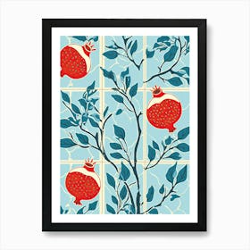 Pomegranate Illustration 5 Art Print