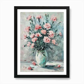 A World Of Flowers Carnation 2 Painting Art Print