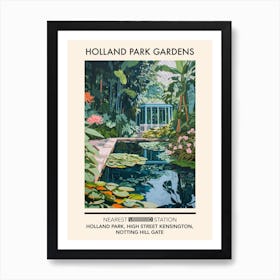 Holland Park Gardens London Parks Garden 1 Art Print