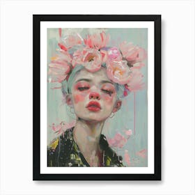 'Floral Crown' Art Print