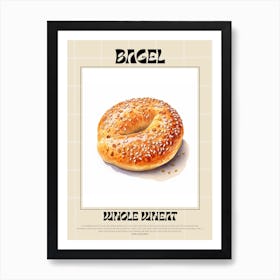 Whole Wheat Bagel 2 Póster