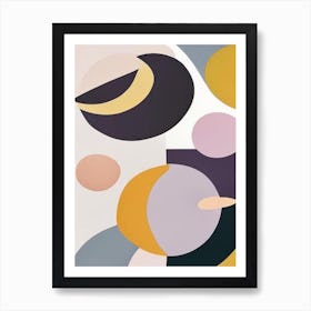 Eclipse Musted Pastels Space Art Print