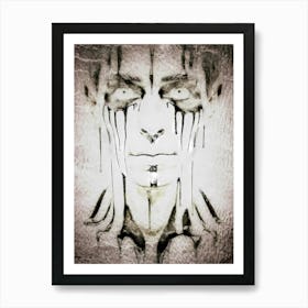 Tears of the Abyss: Digital Altered Photography Art Print