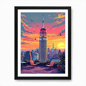 Empire State Building 2 Art Print