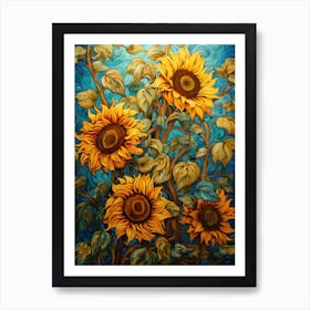 Sunflowers 85 Affiche