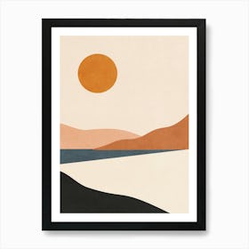 Abstract Landscape - c01 Art Print