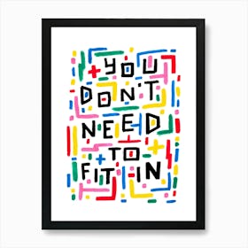 Life Is Not A Game Of Tetris 1 Art Print