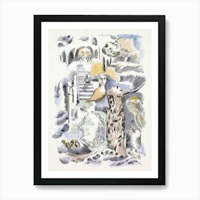 Design For Urne Buriall Ghosts, (1932), Paul Nash Art Print