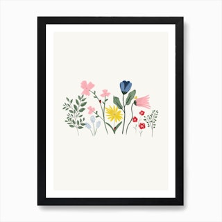 Garden Flowers Art Print