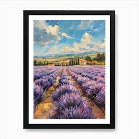 Lavender Field 18 Affiche