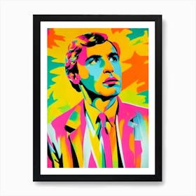 Frank Langella Colourful Pop Movies Art Movies Art Print