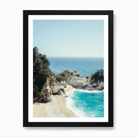 Mcway Falls Big Sur Art Print