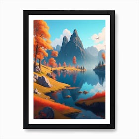 Autumn Landscape Art Print