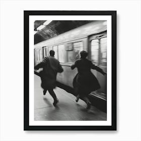 Don't Miss The Train Art Print