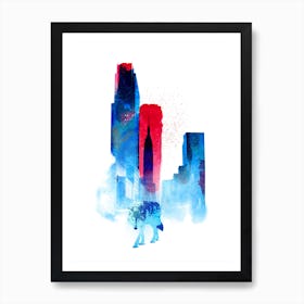 The Wolf Of The City Art Print