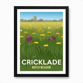 Cricklade North Meadow Art Print