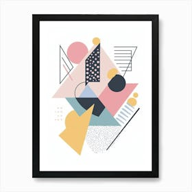 Abstract Geometric Pattern 5 Art Print