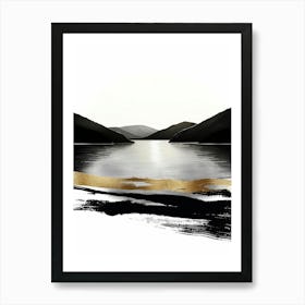 Black And Gold Canvas Print 61 Art Print