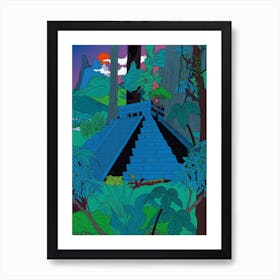 Jungle Temple Art Print