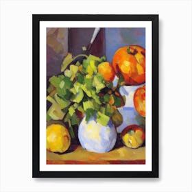 Celery Root Cezanne Style vegetable Art Print