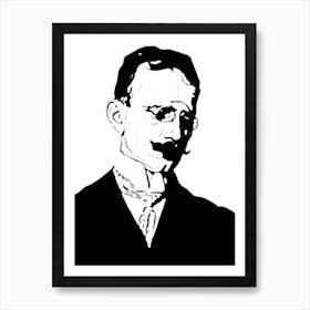 Fritz Pfleumer Black In White Art Print