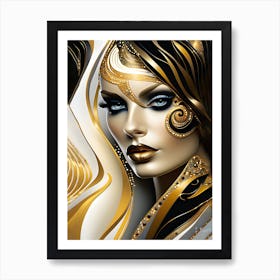 Nova Fy! Blackgold 001 Art Print