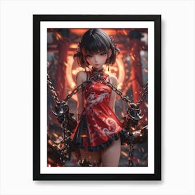 Chinese Girl Art Print