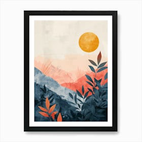 A Beautiful Illustration of Boho style 11 Art Print