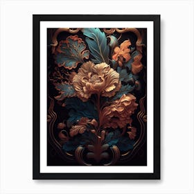 Floral Painting Art Print