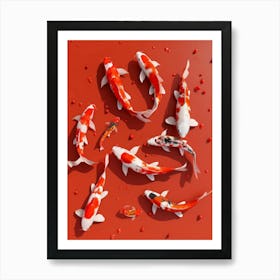 Koi Fish 14 Art Print