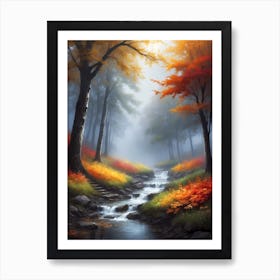 Autumn In The Forest 1 Art Print