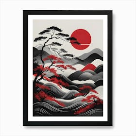 Asian Landscape 12 Art Print