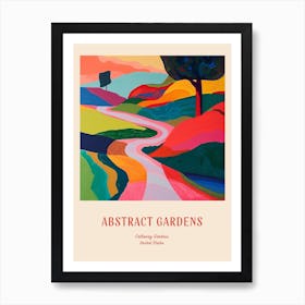 Colourful Gardens Callaway Gardens Usa 1 Red Poster Art Print