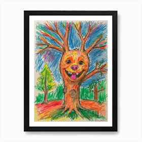 Happy Tree Art Print