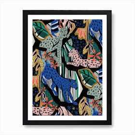 Wild Cats Art Print