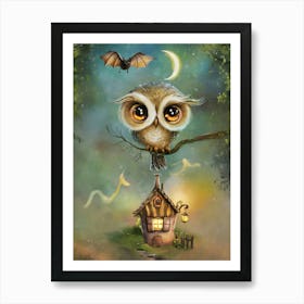 Owl House Art Print