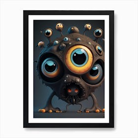 Monster Monster Monster Monster Monster Monster Monster Monster Monster 12 Art Print