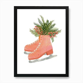 Ice Skates Art Print