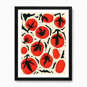 Big Tomatos Kitchen  Illustration Art Print