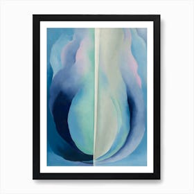 Georgia O'Keeffe - Abstraction Blue Art Print