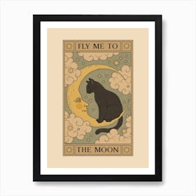 Fly Me To The Moon Art Print