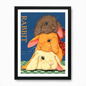 Rabbits Art Print