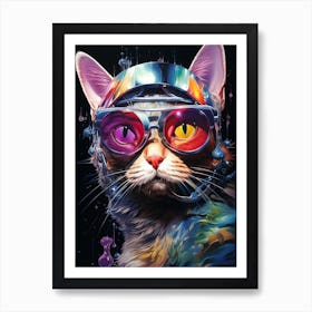 Cat In Space 8 Art Print