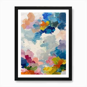 Abstract Of Clouds Art Print